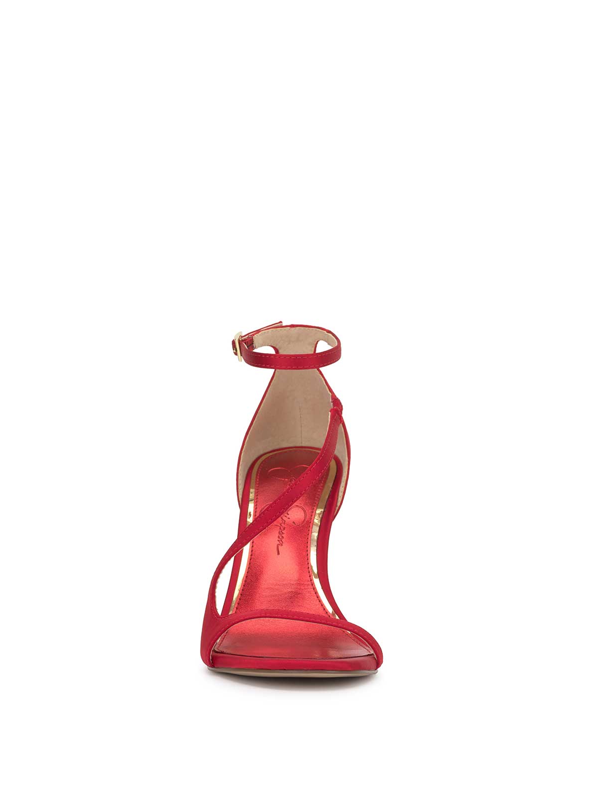 Qamille High Heel in Red Muse