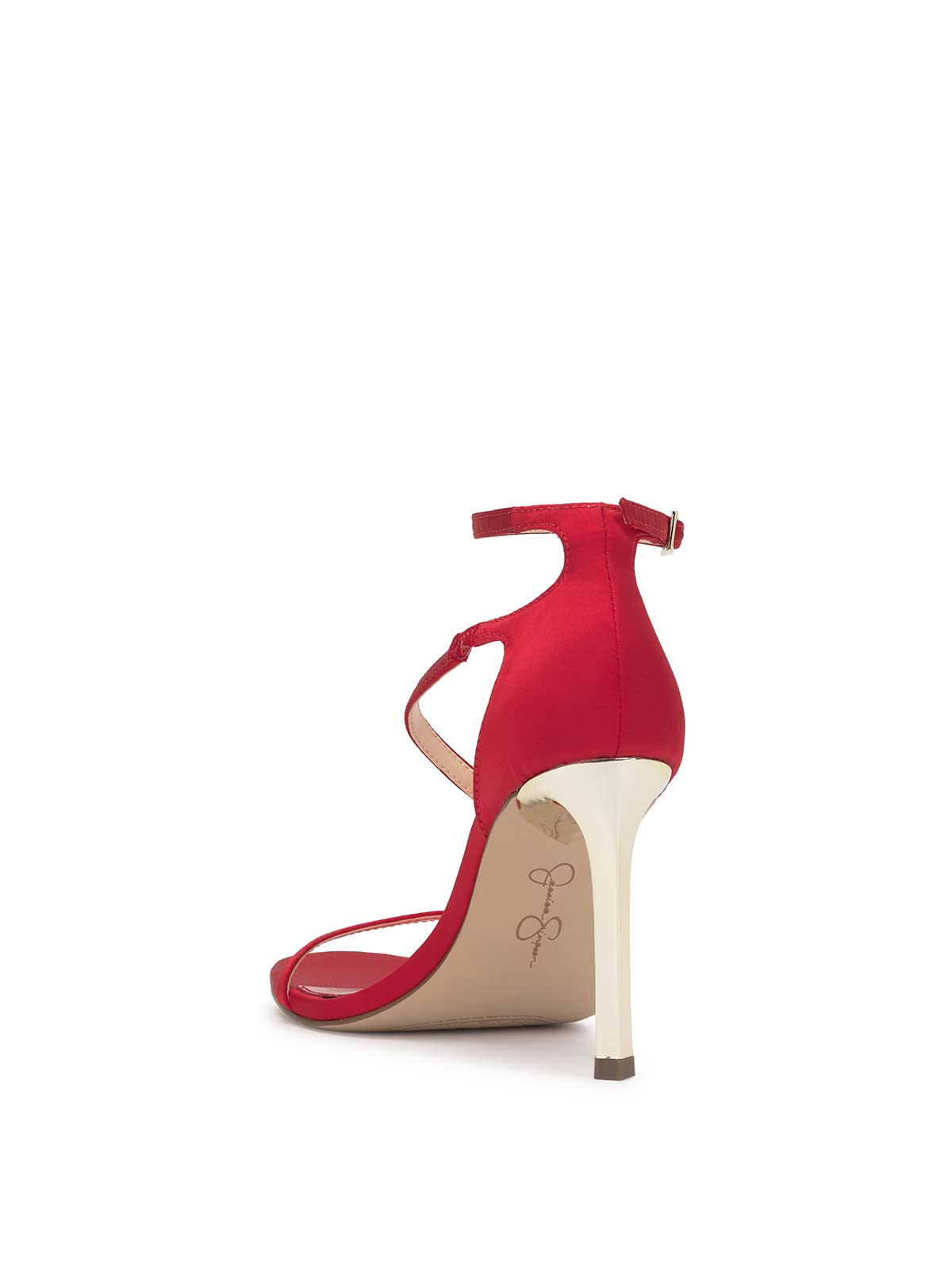 Qamille High Heel in Red Muse