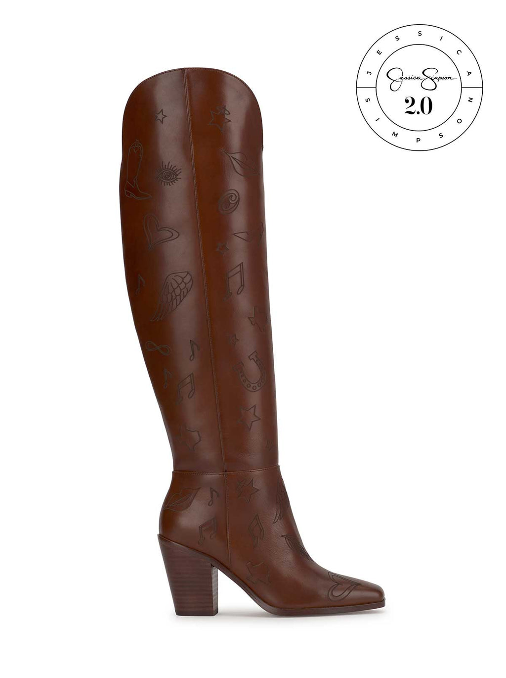 Jessica Simpson 2.0 Ravyn Icon Print Boot in Dark Canyon