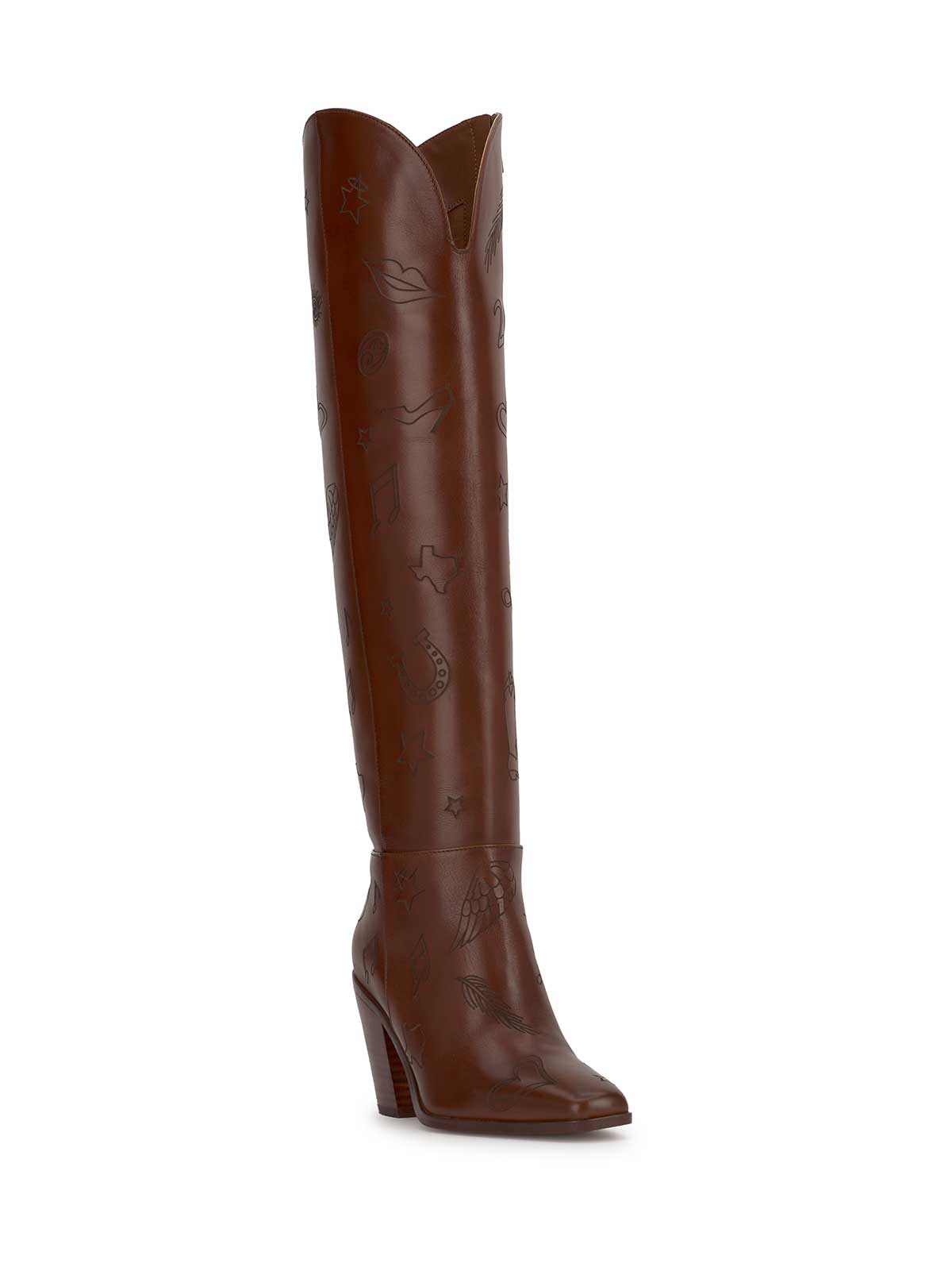 Jessica Simpson 2.0 Ravyn Icon Print Boot in Dark Canyon