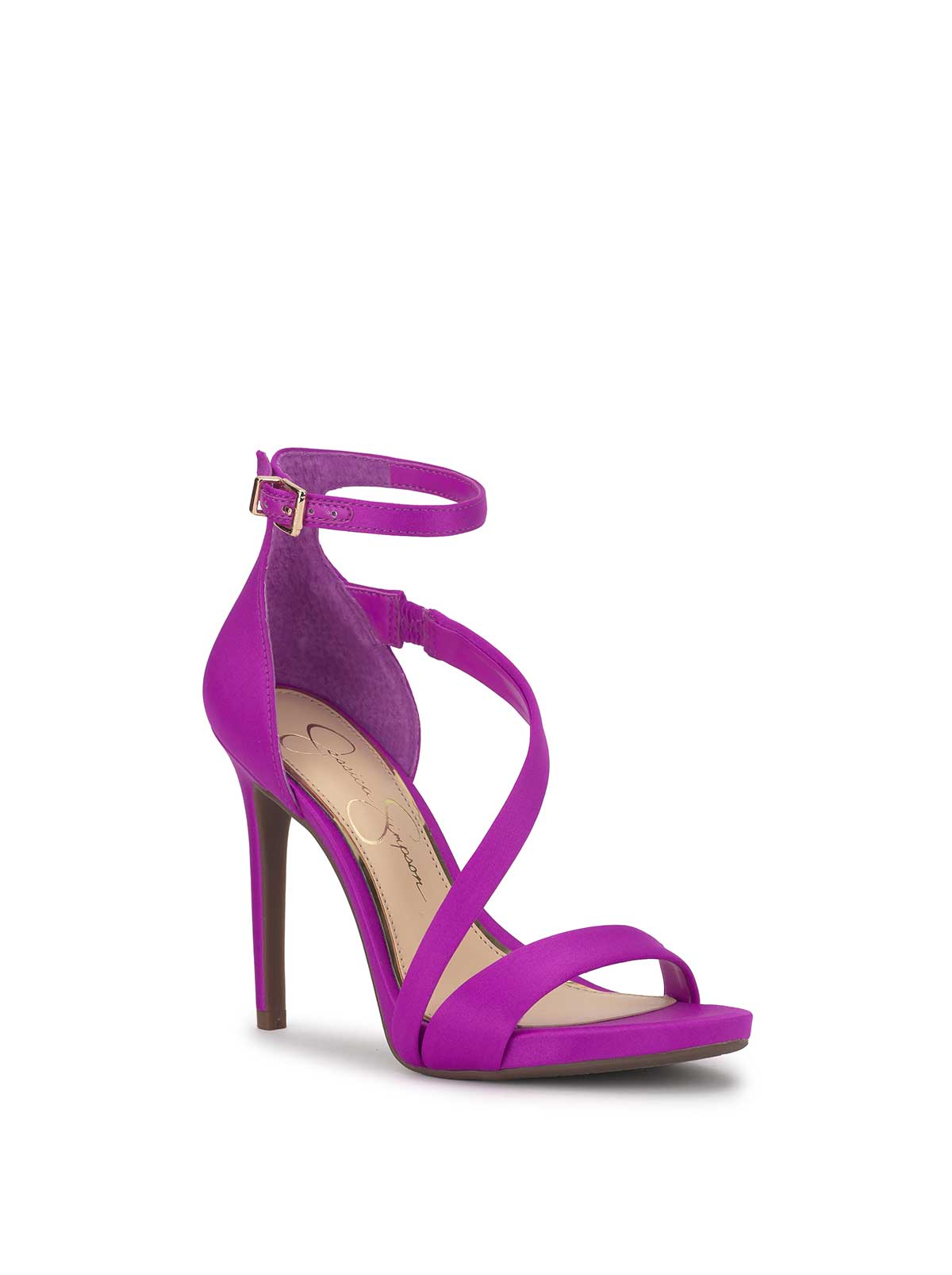 Rayli High Heel Sandal in Electric Mulberry