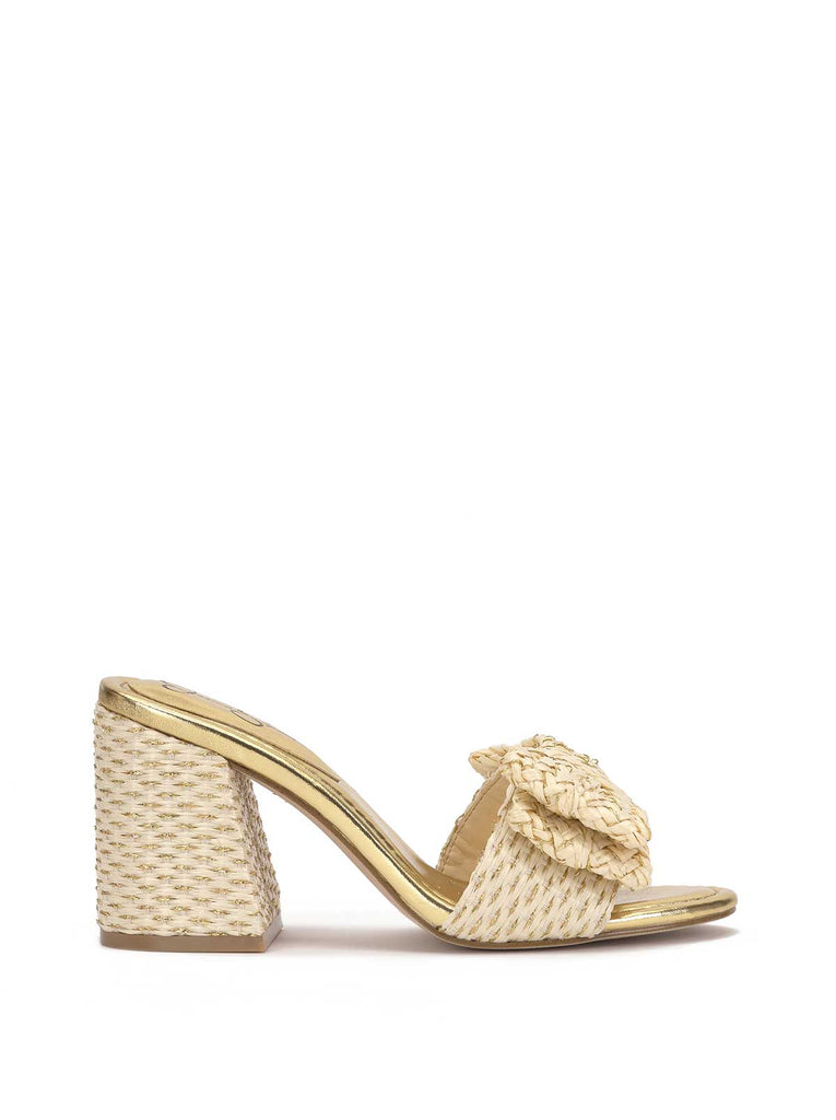 Romilda Bow Sandal in Natural