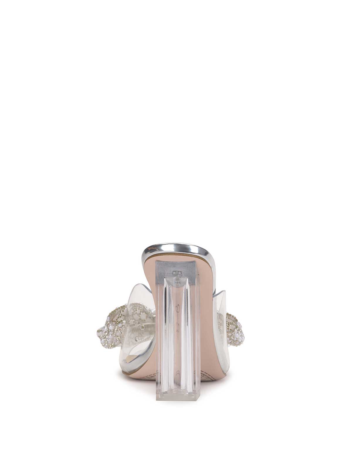 Saidah Block Heel in Clear