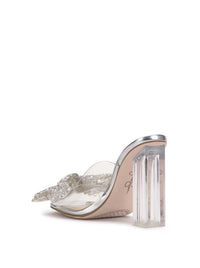 Saidah Block Heel in Clear