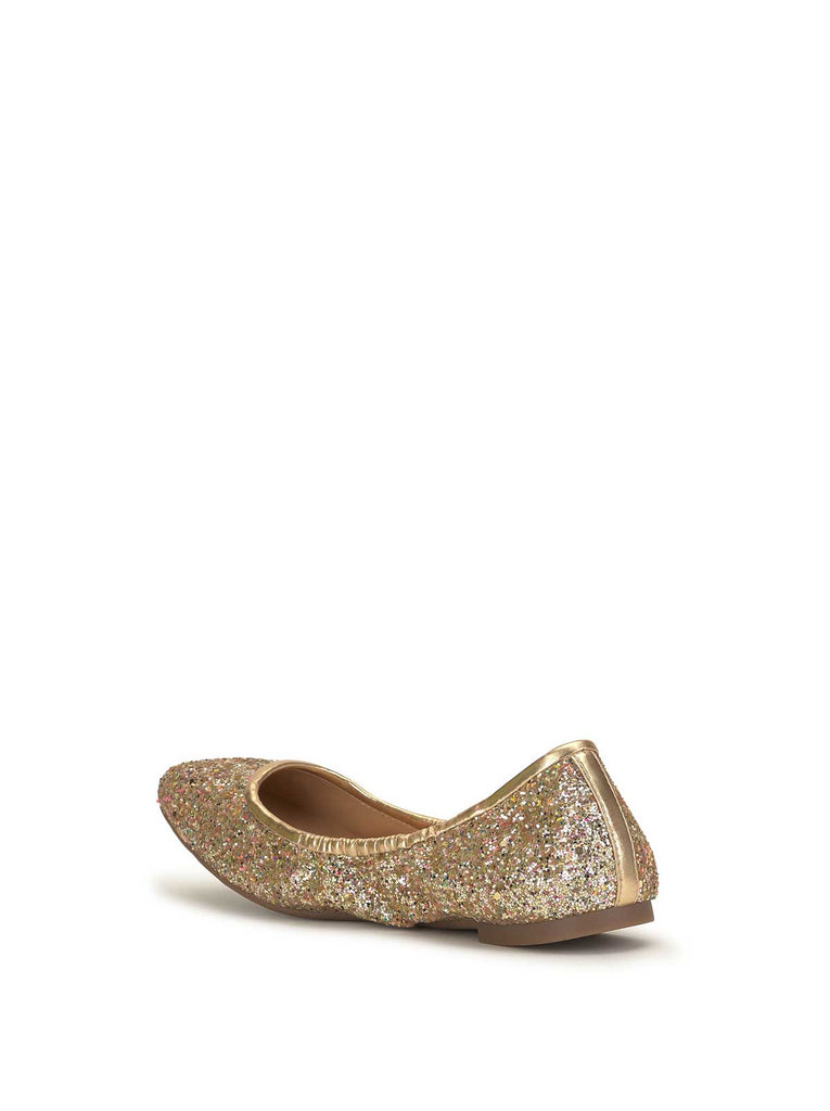 Sandaze Flat in Party Gold – Jessica Simpson