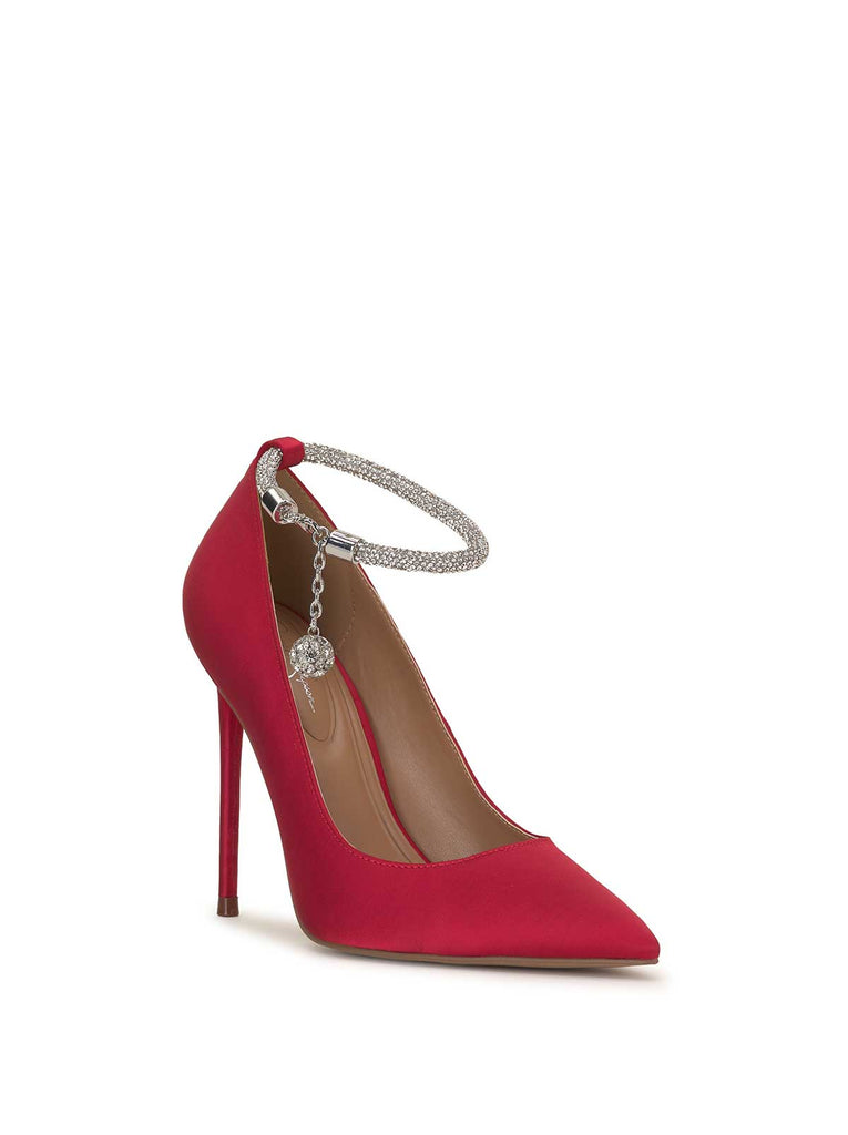 Sekani Pump in Red Muse