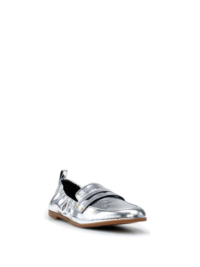 Selipa Metallic Loafer in Silver