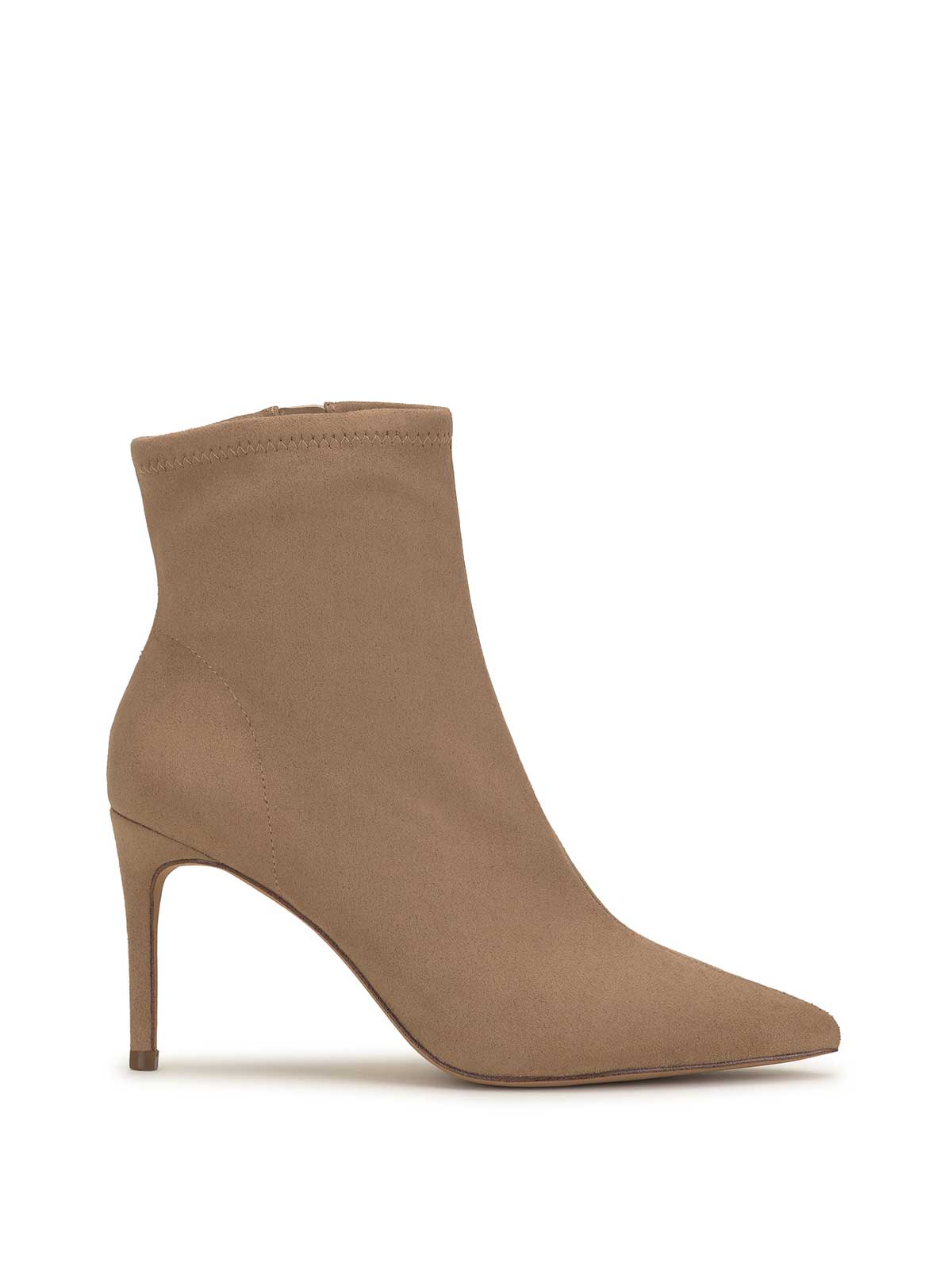 Tan pointed sales toe booties