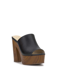 Shelbie Platform Slide in Black