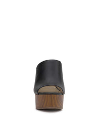 Shelbie Platform Slide in Black