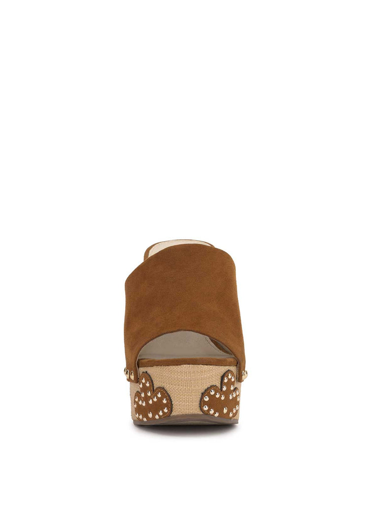 Shelbie Platform Slide in Tuscan Tan