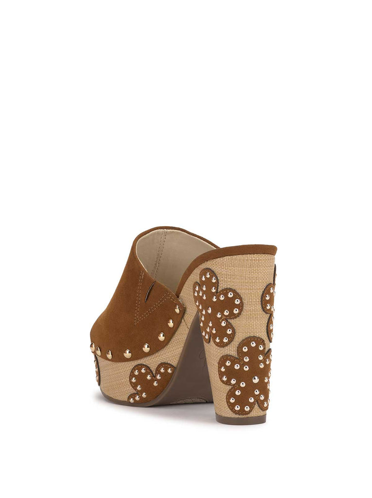 Shelbie Platform Slide in Tuscan Tan