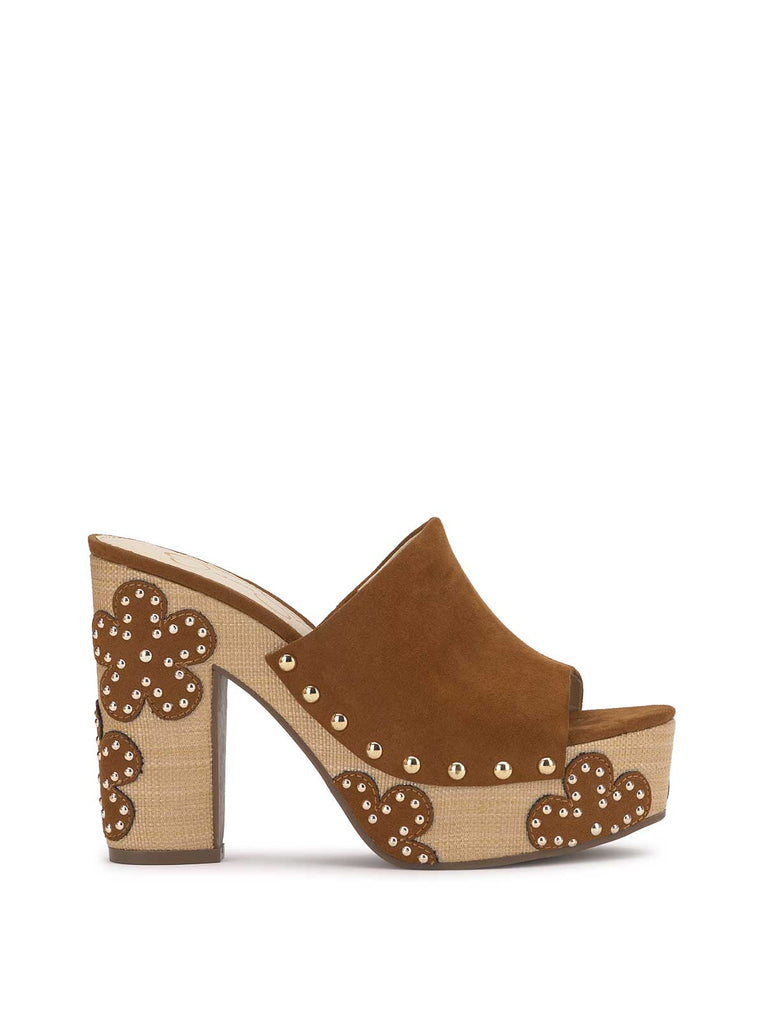 Shelbie Platform Slide in Tuscan Tan