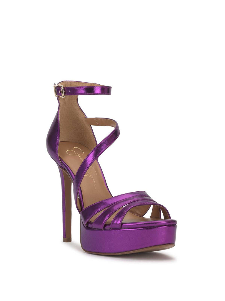 Shyremin Platform Sandal in Purple