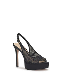 Sibilla High Heel in Black Lace