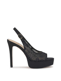 Sibilla High Heel in Black Lace