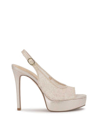 Sibilla High Heel in Pale Champagne