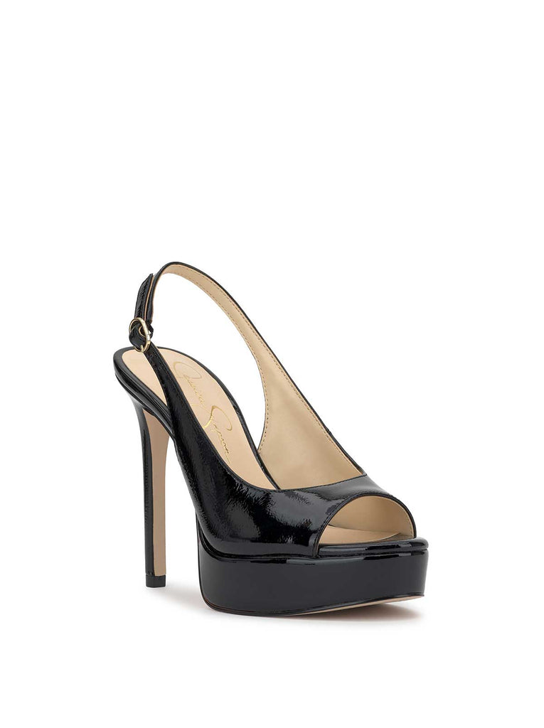 Sibilla High Heel in Black Patent