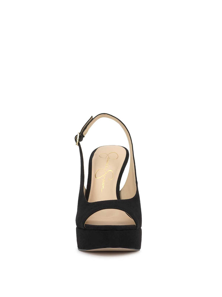 Sibilla High Heel in Black Suede