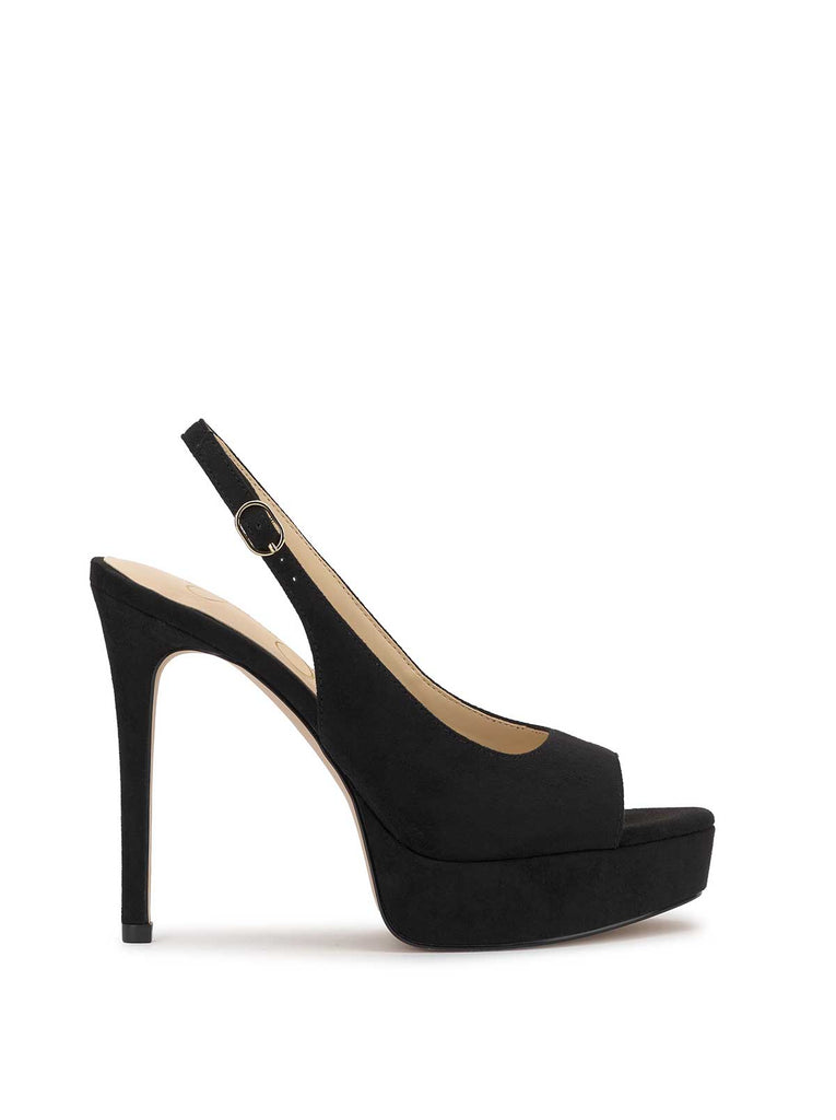 Sibilla High Heel in Black Suede