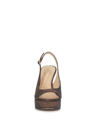 Sibilla High Heel in Bronze Snake