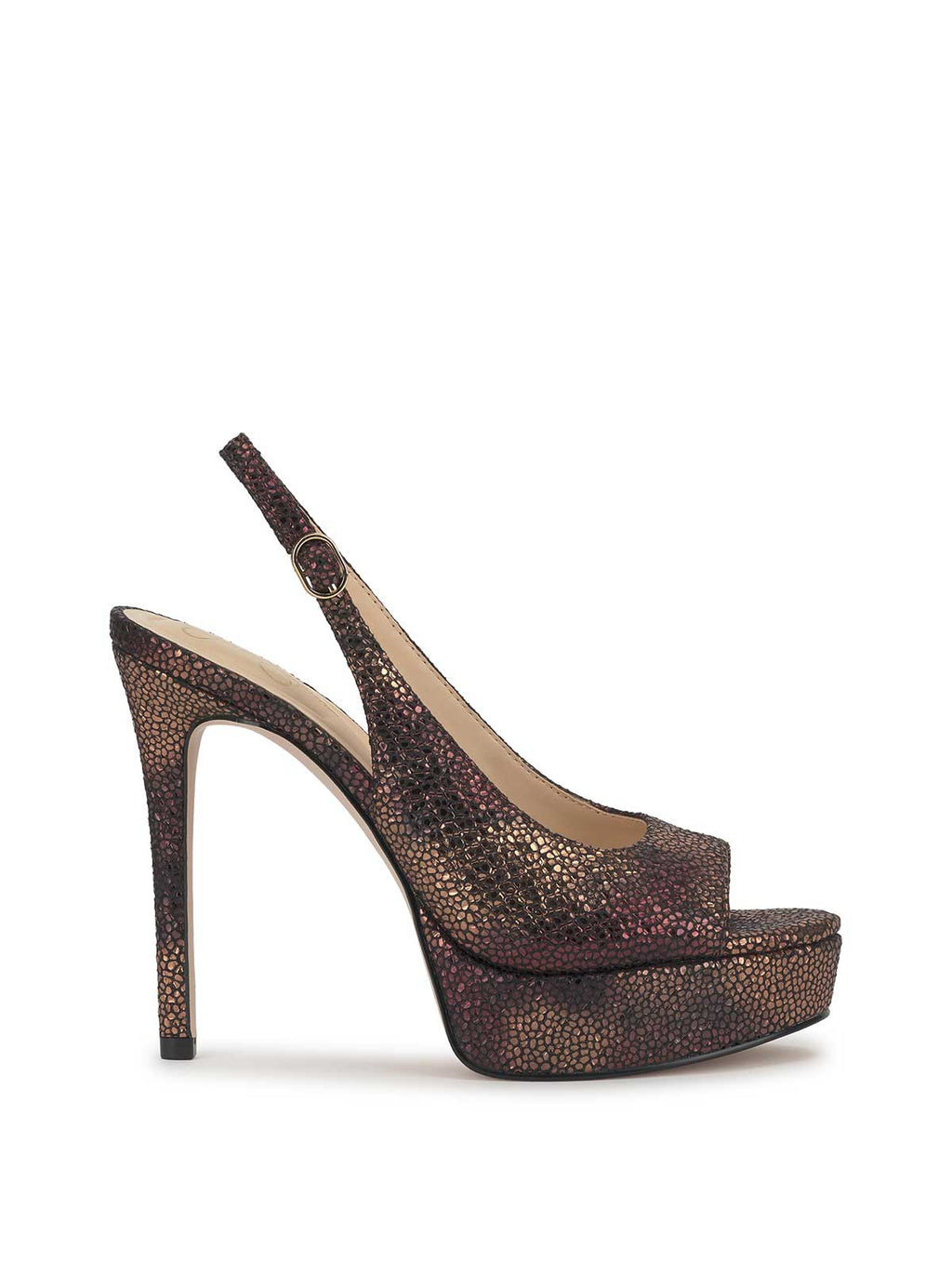 Sibilla High Heel in Bronze Snake