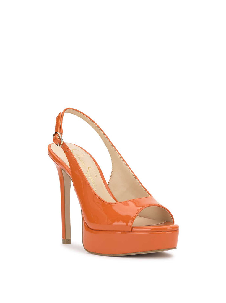 Sibilla High Heel in Tangerine