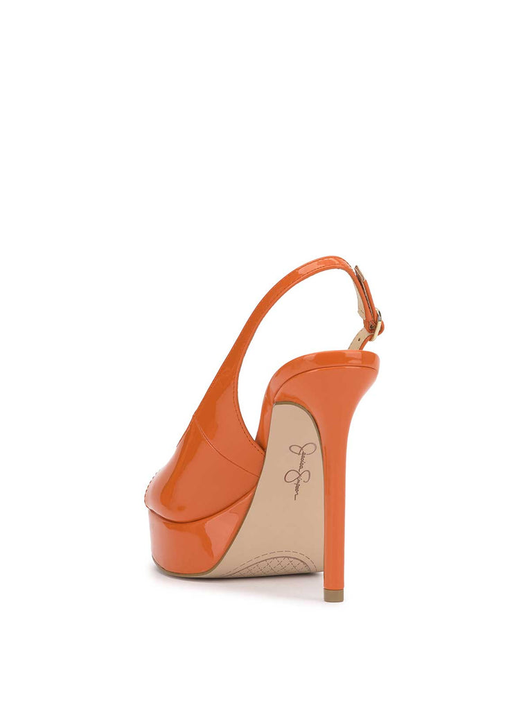 Sibilla High Heel in Tangerine