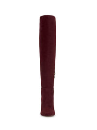 Simmona Over the Knee Boot in Dark Cherry
