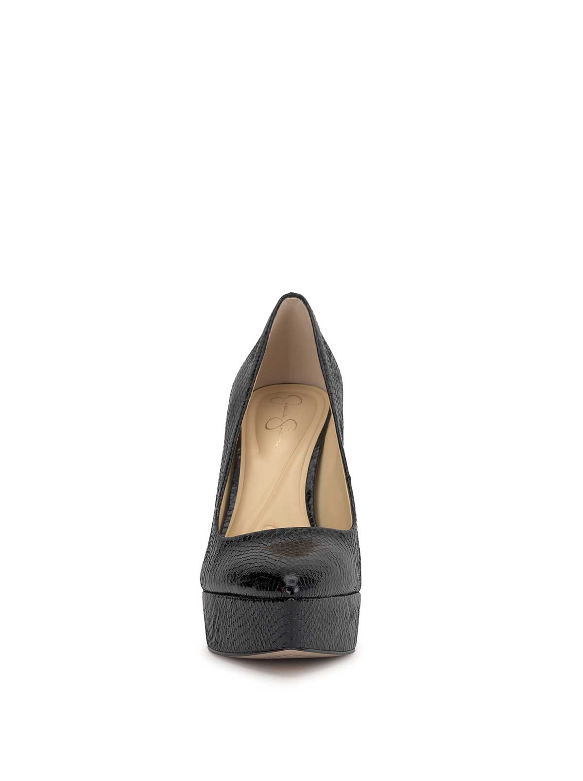Sinelia Platform Pump in Black Snake Jessica Simpson Sinelia Platform Pump in Black Snake Jessica Simpson