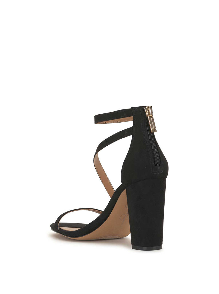 Sloyan High Heel Sandal in Black Suede – Jessica Simpson
