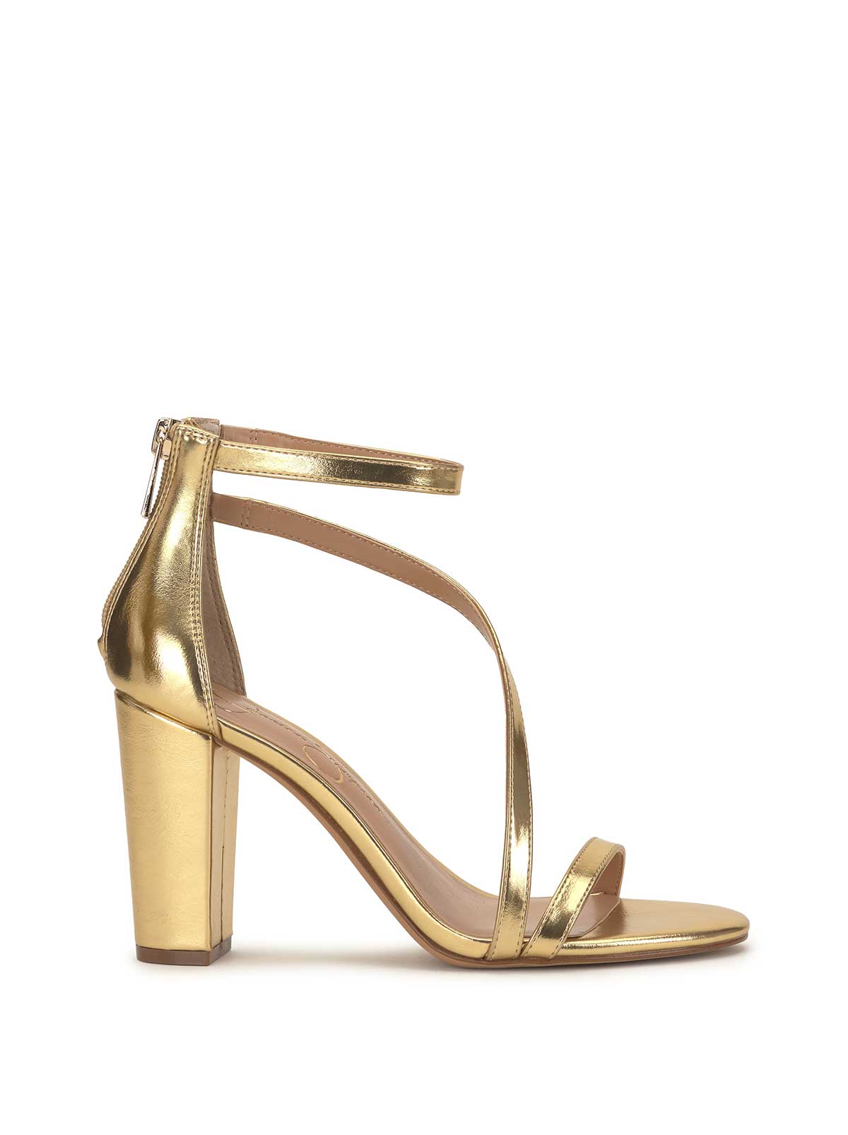 All You Wanted Gold Cross Over Strappy Block Heel Sandals | Pink Boutique –  Pink Boutique UK