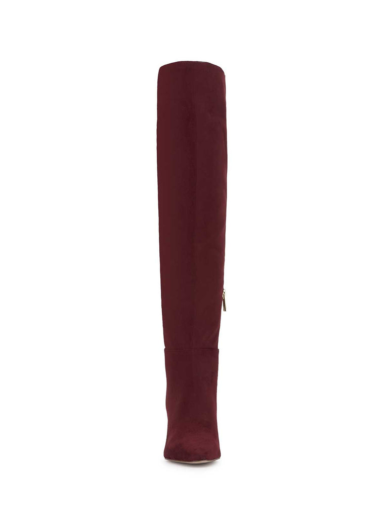 Sussta Over The Knee Boot in Dark Cherry