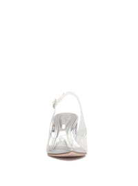 Syrina Slingback Pump in Clear