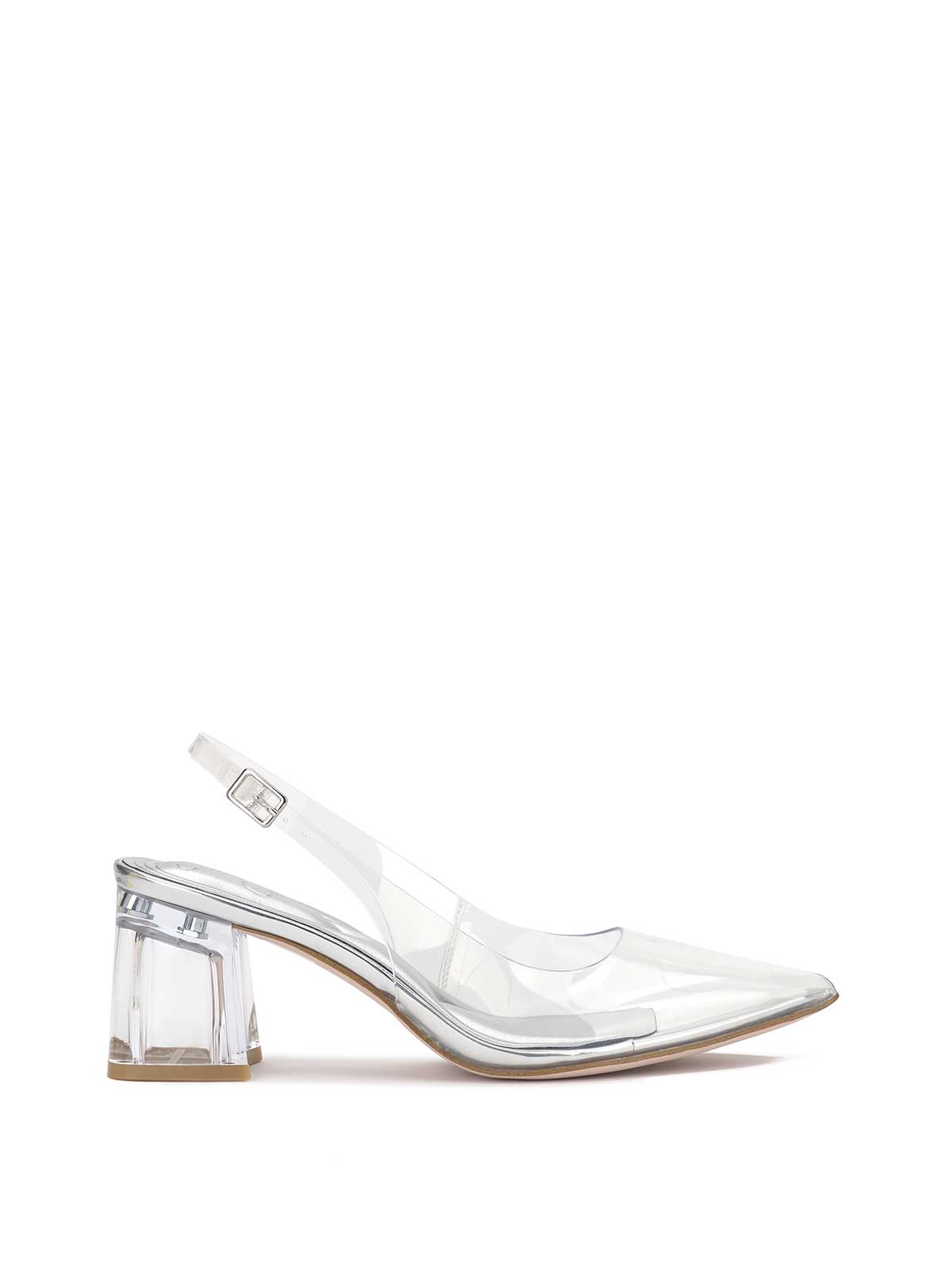 Syrina Slingback Pump in Clear