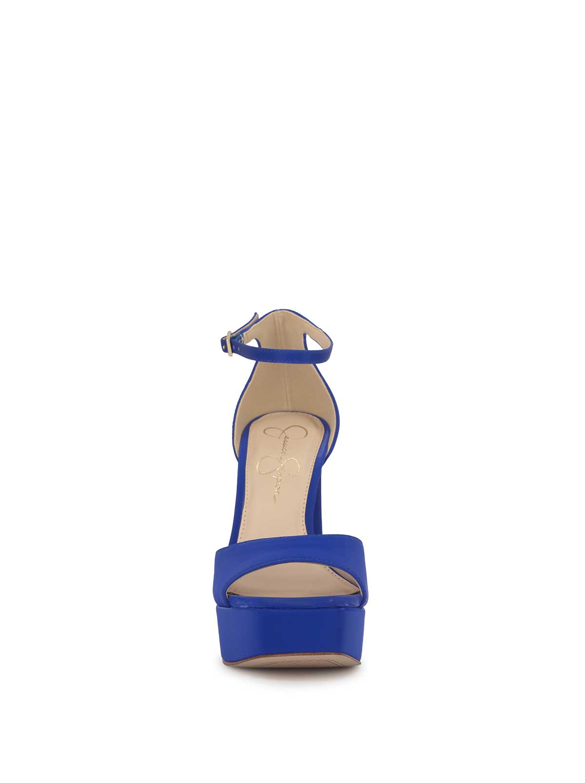 Telxia Ankle Strap Platform Sandal in Blue Royale – Jessica Simpson