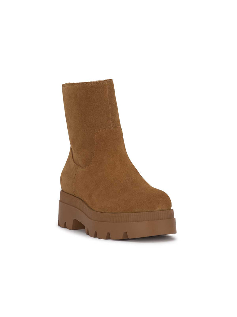 Ulalie Lug Bootie in Tuscan Tan