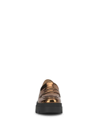 Ullinia Lug Platform Loafer in Bronze
