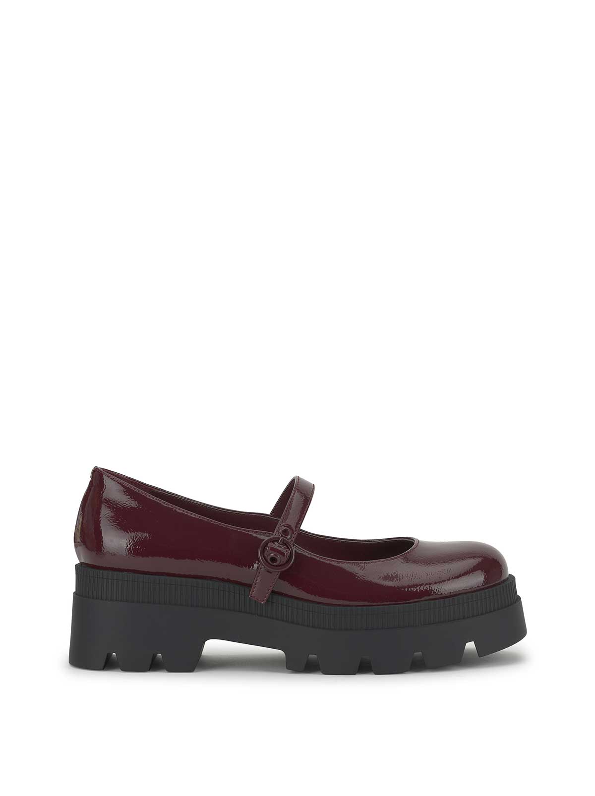 Uvelia Lug Loafer in Dark Cherry