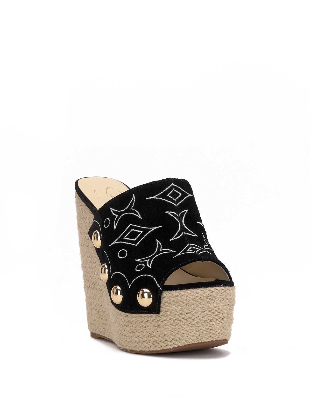 Vadim Espadrille Wedge in Black – Jessica Simpson