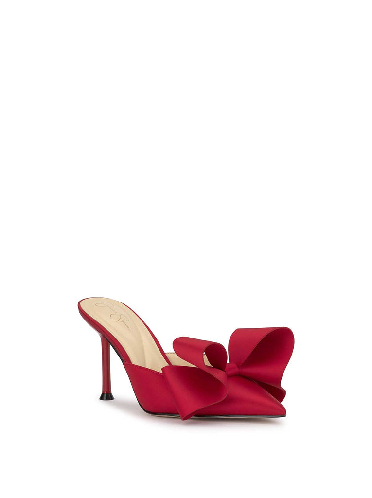Valrin High Heel in Red Muse