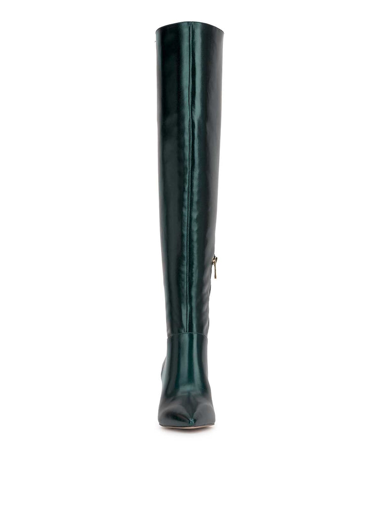 Verity Stiletto Boot in Dark Teal