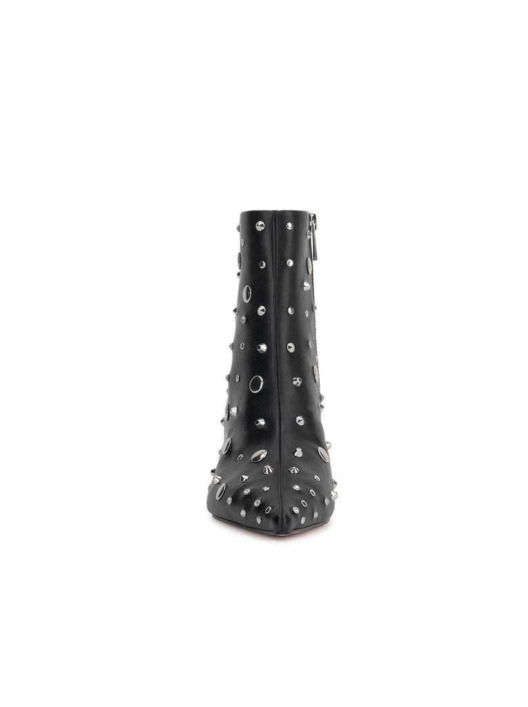 Viviana Kitten Heel Bootie in Black