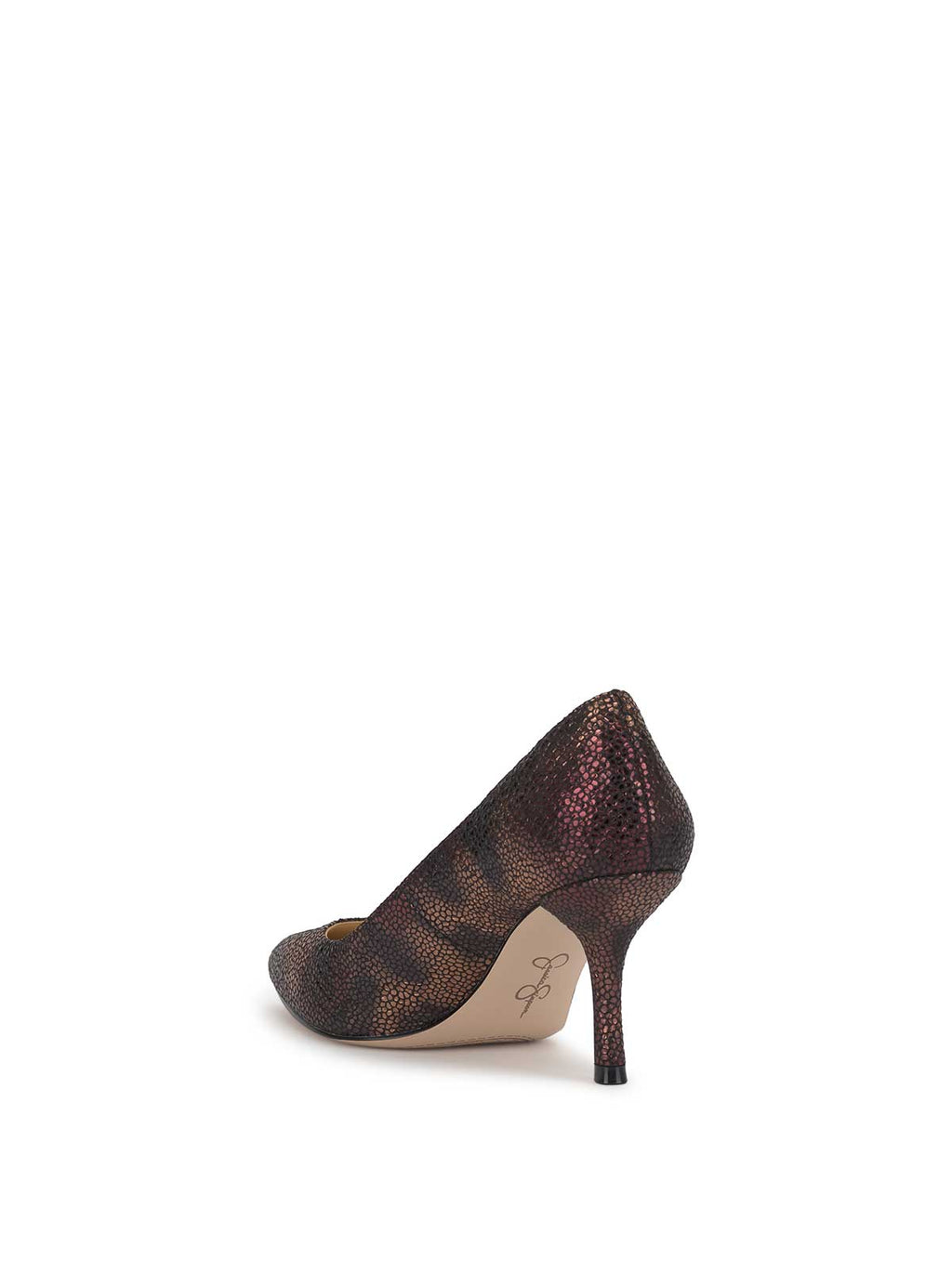 Voemi High Heel in Bronze Snake