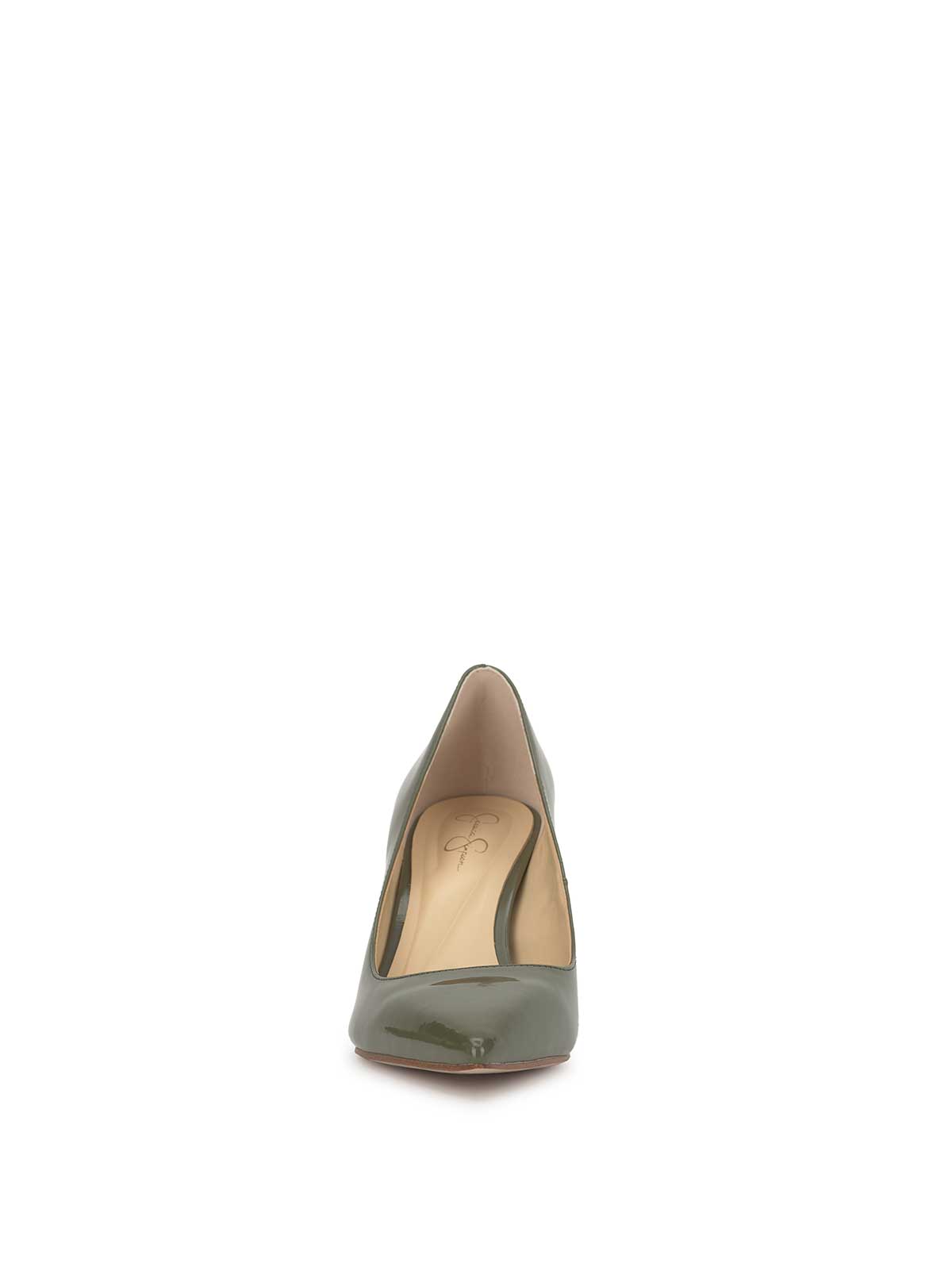 Voemi High Heel in Light Moss Green