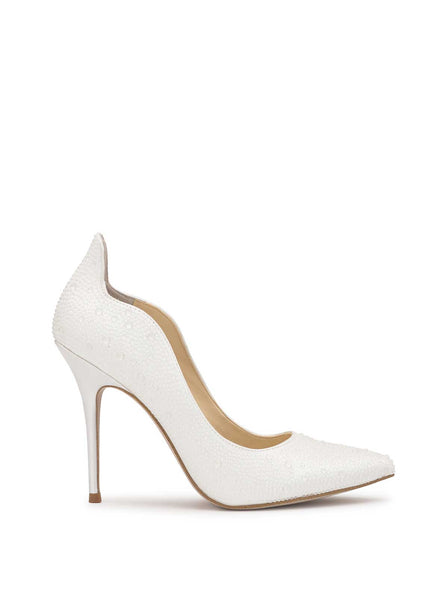 SHISEI シーセイ ポインテッドパンプス ホワイト37.5 Wayva High Heel in White – Jessica Simpson
