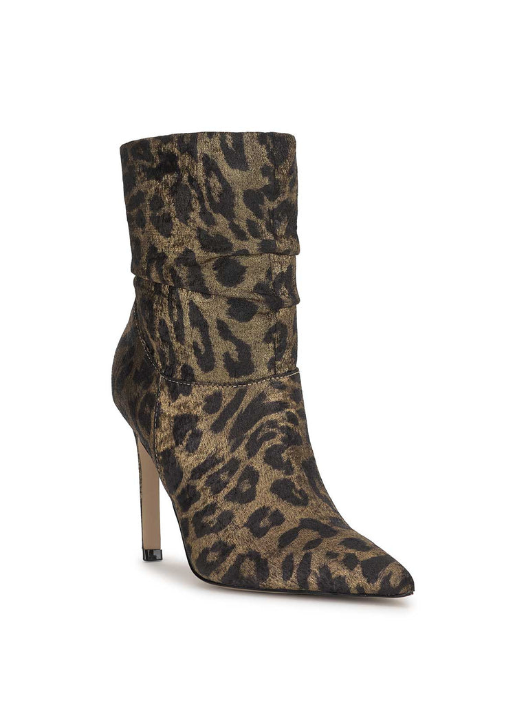 Welina Slouch Bootie in Leopard