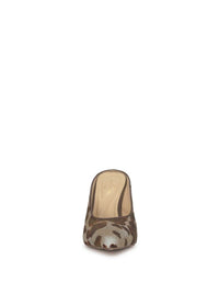 Wilix High Heel Mule in Miley Cow Print