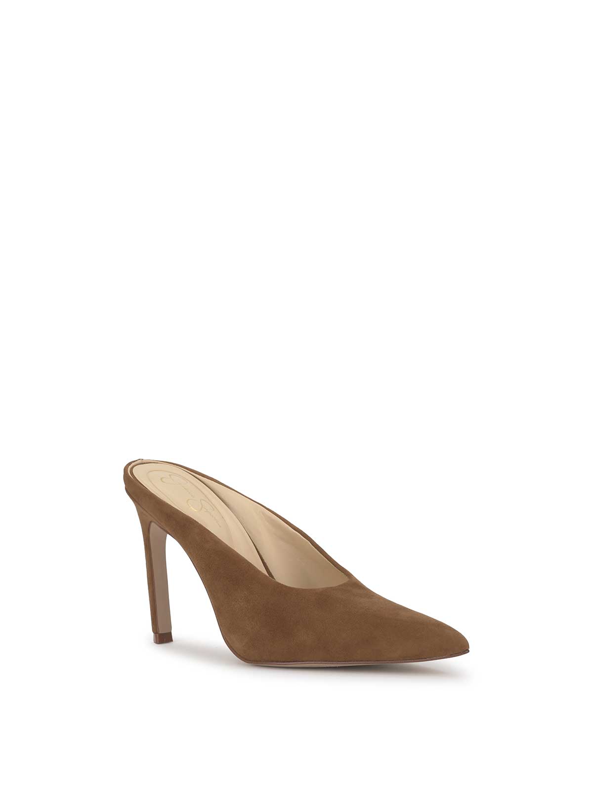 Wilix High Heel Mule in Safari Brown