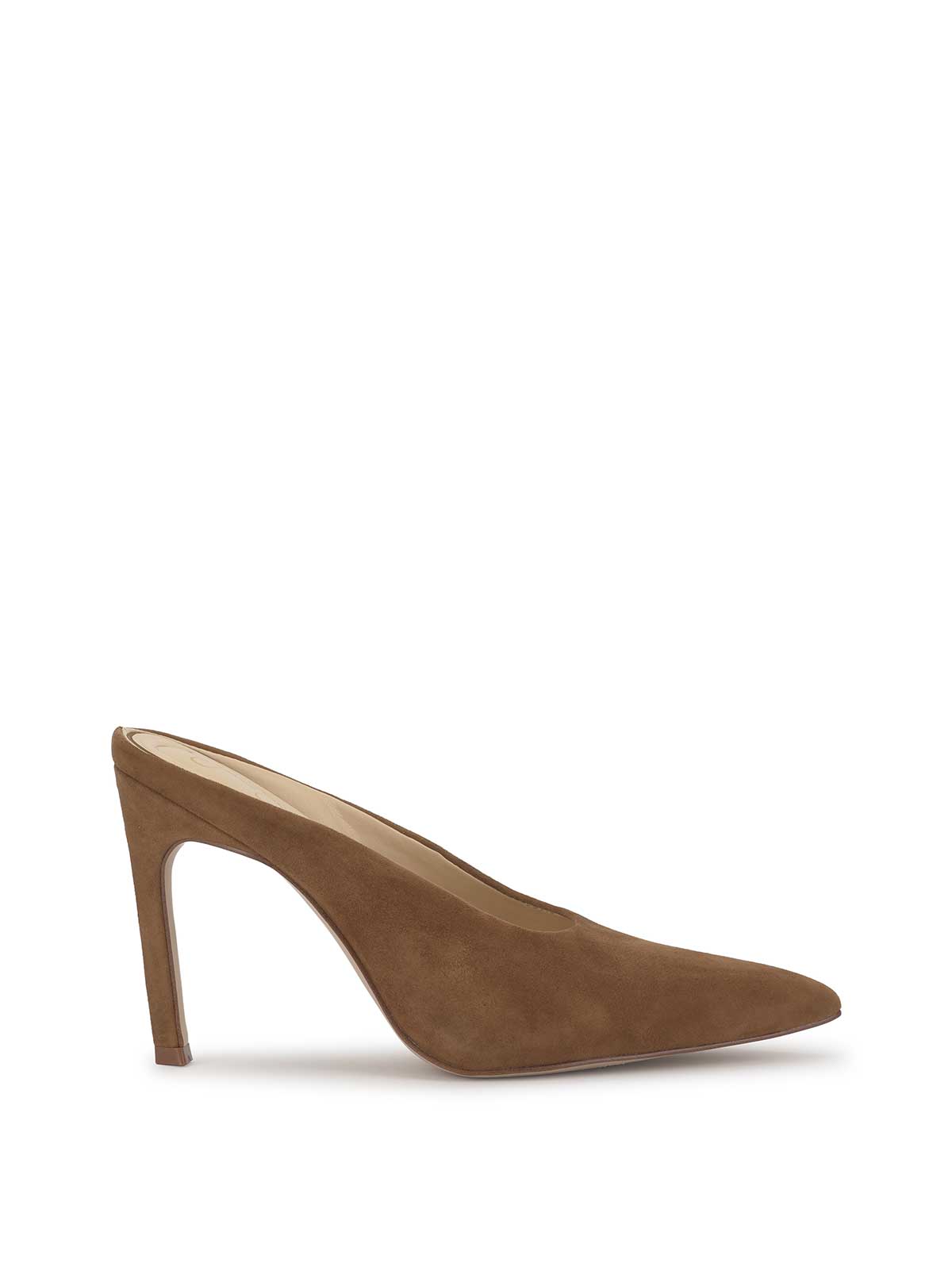 Wilix High Heel Mule in Safari Brown